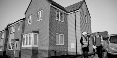 Andy Street, Mayor of the West Midlands Combined Authority, is shown around Keepmoat’s Spirt Quarters scheme in Coventry by Alan Thompson, Contract Manager at Keepmoat.